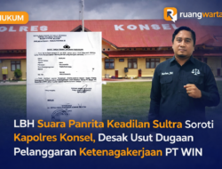 LBH Suara Panrita Keadilan Sultra Soroti Kapolres Konsel, Desak Usut Dugaan Pelanggaran Ketenagakerjaan PT WIN