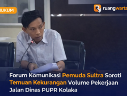 Forum Komunikasi Pemuda Sultra Soroti Temuan Kekurangan Volume Pekerjaan Jalan di Dinas PUPR Kolaka