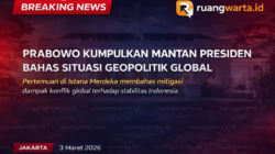 Prabowo Kumpulkan Para Mantan Presiden di Istana, Bahas Dampak Geopolitik Global