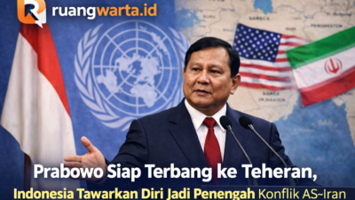 Prabowo Siap Terbang ke Teheran, Indonesia Tawarkan Diri Jadi Penengah Konflik AS–Iran