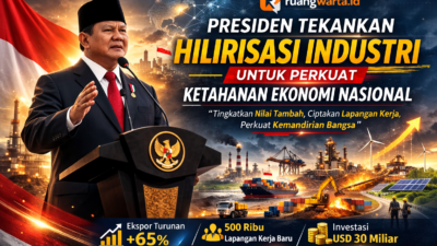 Presiden Tekankan Hilirisasi Industri untuk Perkuat Ketahanan Ekonomi Nasional
