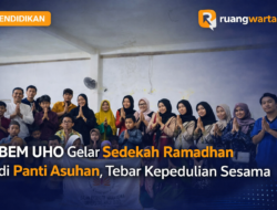BEM UHO Gelar Sedekah Ramadhan di Panti Asuhan, Tebar Kepedulian Sesama