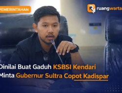Dinilai Buat Gaduh KSBSI Kendari Minta Gubernur Sultra Copot Kadispar