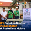 PT. SPR Salurkan Bantuan Sarana Kesehatan untuk Pustu Desa Molore