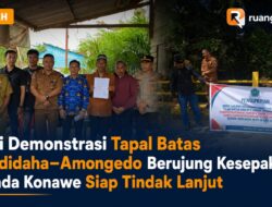 Aksi Demonstrasi Tapal Batas Pondidaha–Amongedo Berujung Kesepakatan, Pemda Konawe Siap Tindak Lanjut