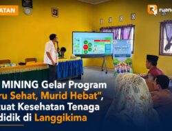 KPP MINING Gelar Program “Guru Sehat, Murid Hebat”, Perkuat Kesehatan Tenaga Pendidik di Langgikima