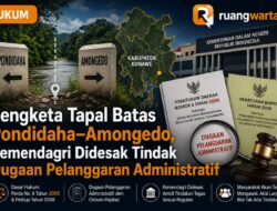 Sengketa Tapal Batas Pondidaha–Amongedo, Kemendagri Didesak Tindak Dugaan Pelanggaran Administratif