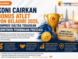 KONI Cairkan Bonus Atlet PON Beladiri 2025, Pemprov Sultra Tegaskan Komitmen Pembinaan Prestasi