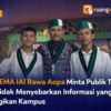 Eks DEMA IAI Rawa Aopa Minta Publik Tenang dan Tidak Menyebarkan Informasi yang Merugikan Kampus