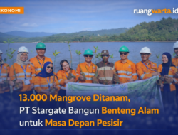 13.000 Mangrove Ditanam, PT Stargate Bangun Benteng Alam untuk Masa Depan Pesisir