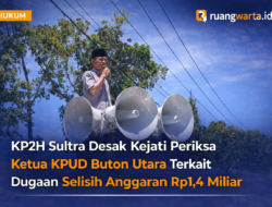 KP2H Sultra Desak Kejati Periksa Ketua KPUD Buton Utara Terkait Dugaan Selisih Anggaran Rp1,4 Miliar