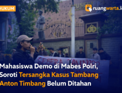 Mahasiswa Demo di Mabes Polri, Soroti Tersangka Kasus Tambang Anton Timbang Belum Ditahan