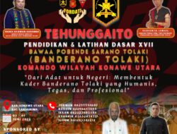 Banderano Tolaki Buka Diklatsar XVII  di Konawe Utara, Siapkan Kader Adat yang Humanis dan Profesional