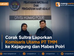 Corak Sultra Laporkan Komisaris Utama PT TMM ke Kejagung dan Mabes Polri