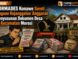 FORMADES Konawe Soroti Dugaan Kejanggalan Anggaran Penyusunan Dokumen Desa di Kecamatan Morosi