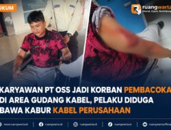 Karyawan PT OSS Jadi Korban Pembacokan di Area Gudang Kabel, Pelaku Diduga Bawa Kabur Kabel Perusahaan
