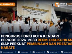 Pengurus FORKI Kota Kendari Periode 2026–2030 Resmi Dikukuhkan, Siap Perkuat Pembinaan dan Prestasi Karate