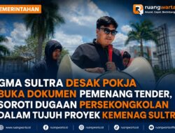 GMA Sultra Desak Pokja Buka Dokumen Pemenang Tender, Soroti Dugaan Persekongkolan dalam Tujuh Proyek Kemenag Sultra