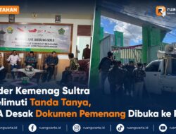 Tender Kemenag Sultra Diselimuti Tanda Tanya, GMA Desak Dokumen Pemenang Dibuka ke Publik