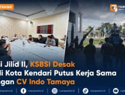 Aksi Jilid II, KSBSI Desak Wali Kota Kendari Putus Kerja Sama dengan CV Indo Tamaya
