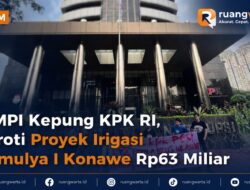 EIMPI Kepung KPK RI, Soroti Proyek Irigasi Trimulya I Konawe Rp63 Miliar