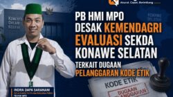 PB HMI MPO Desak Kemendagri Evaluasi Sekda Konawe Selatan, Minta Dicopot Apabila Terbukti Langgar Kode Etik