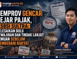 Pemprov Gencar Kejar Pajak, KSBSI Sultra: Selesaikan Dulu Kewajiban dan Tindak Lanjut Temuan Sebelum Membebani Rakyat