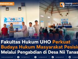 Fakultas Hukum UHO Perkuat Budaya Hukum Masyarakat Pesisir Melalui Pengabdian di Desa Nii Tanasa