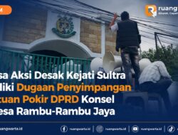 Massa Aksi Desak Kejati Sultra Selidiki Dugaan Penyimpangan Bantuan Pokir DPRD Konsel di Desa Rambu-Rambu Jaya