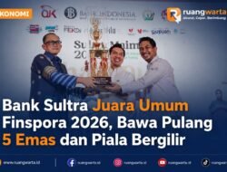 Bank Sultra Juara Umum Finspora 2026, Bawa Pulang 5 Emas dan Piala Bergilir