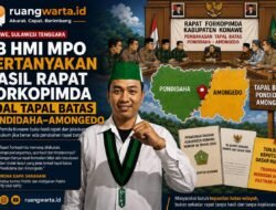 PB HMI MPO Pertanyakan Hasil Rapat Forkopimda soal Tapal Batas Pondidaha–Amongedo