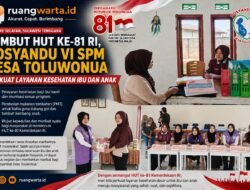 Sambut HUT ke-81 RI, Posyandu VI SPM Desa Toluwonua Perkuat Layanan Kesehatan Ibu dan Anak