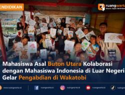 Mahasiswa Asal Buton Utara Kolaborasi dengan Mahasiswa Indonesia di Luar Negeri Gelar Pengabdian di Wakatobi